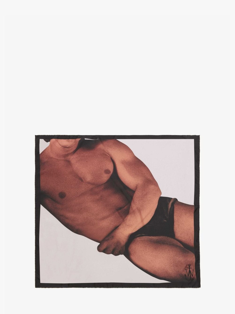 PRINTED SILK SCARF 1