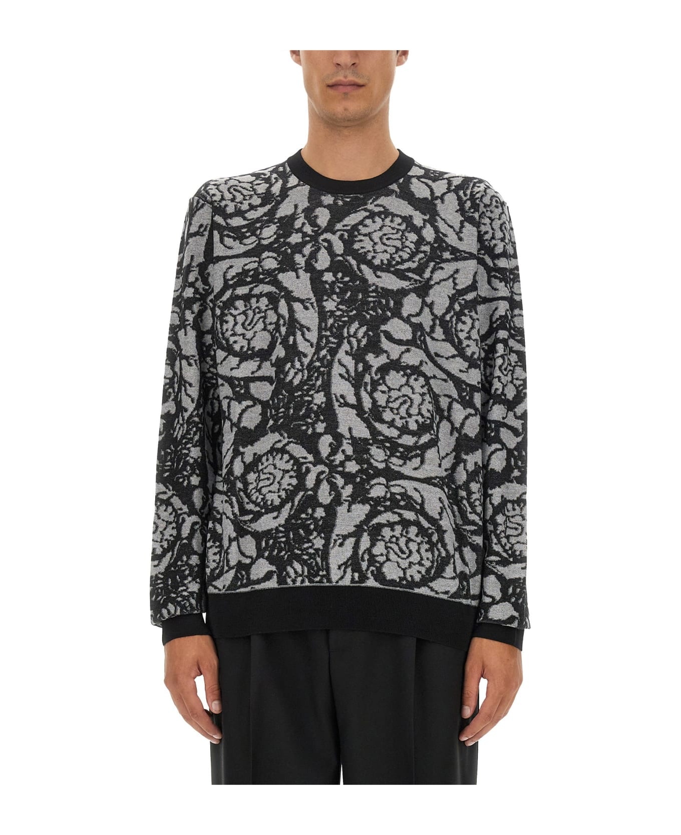 Baroque Motif Sweater - 1