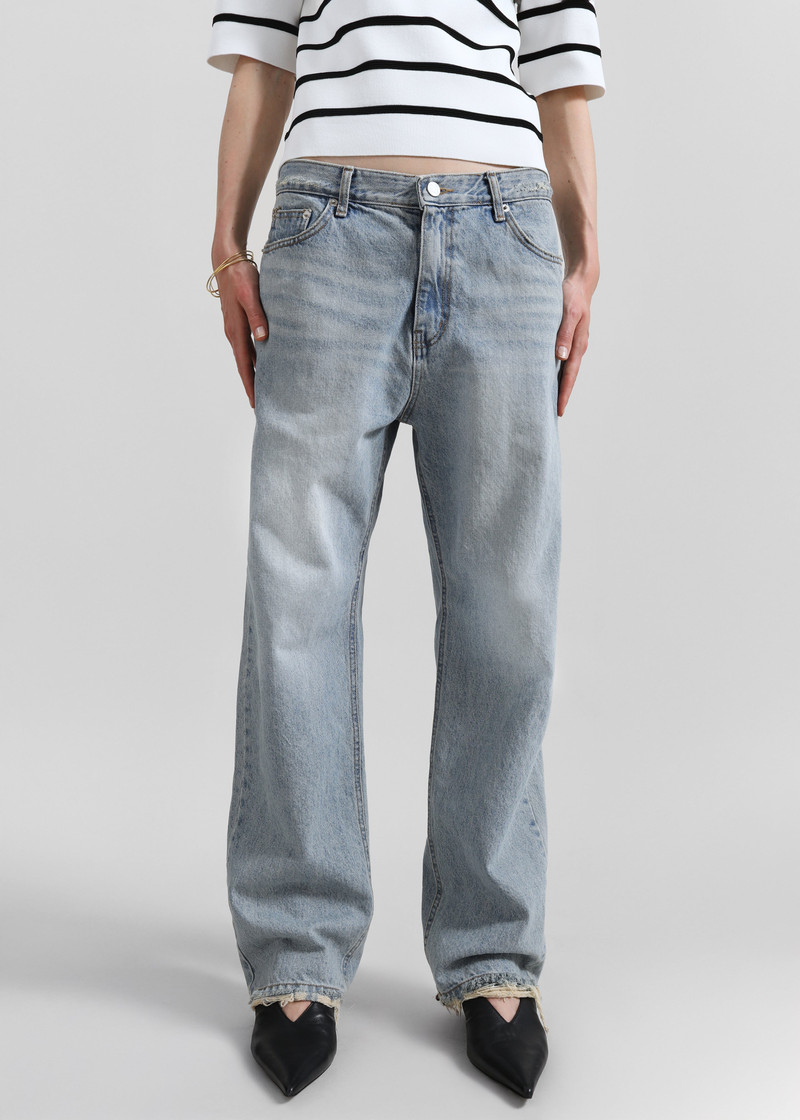 Tarmi Straight Leg Jeans - Light Wash 3