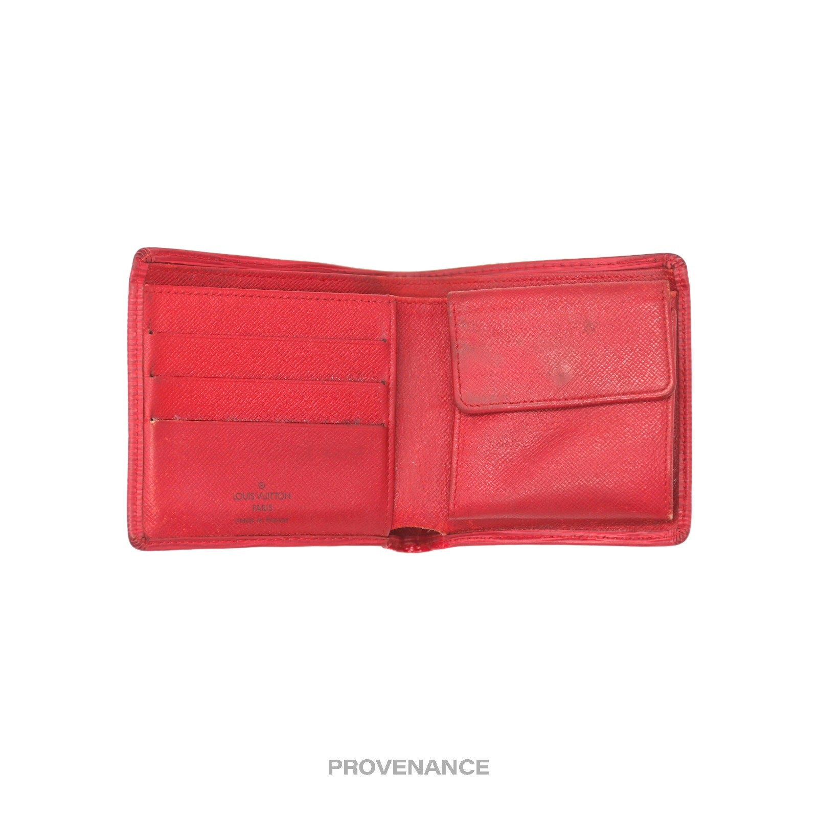 Louis Vuitton Marco Wallet - Red Epi Leather - 6
