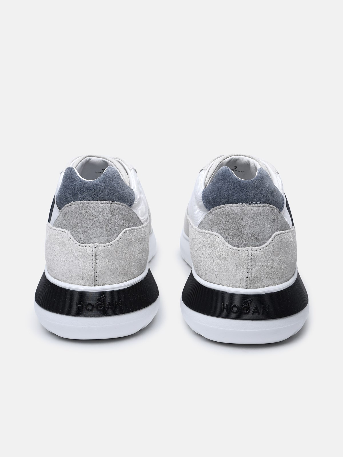 GREY SUDE BLEND SNEAKERS - 4