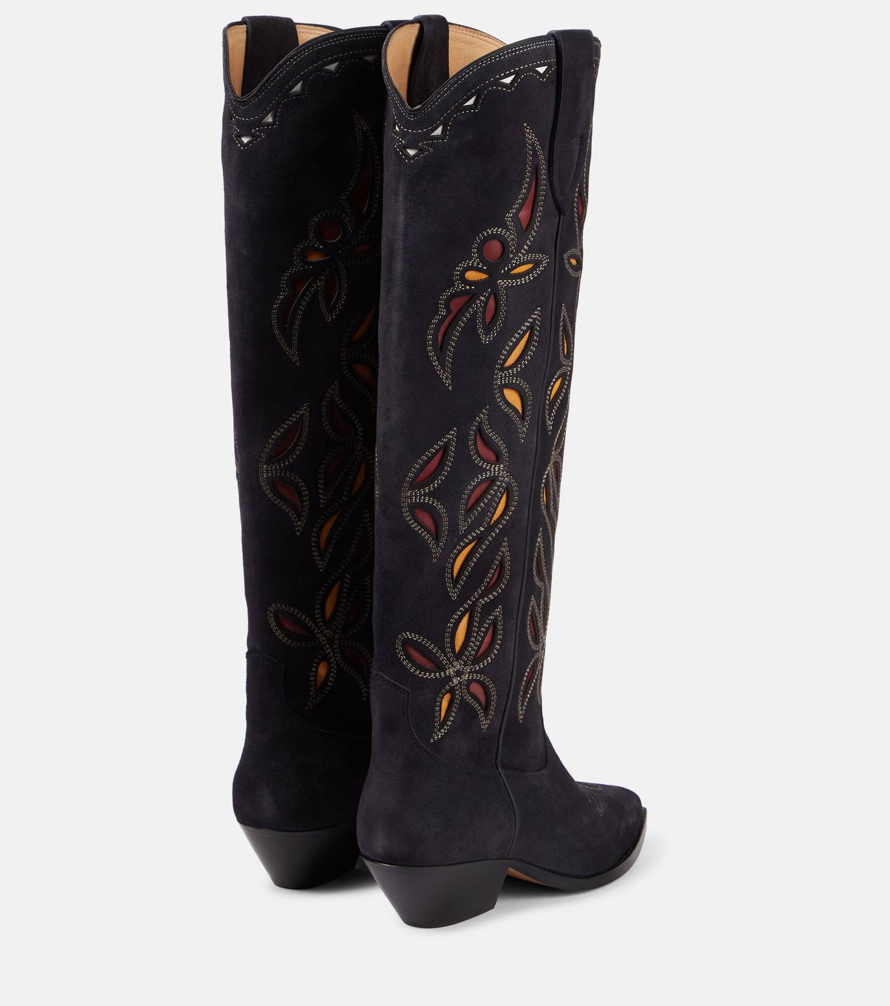 Denvee suede cowboy boots - 3