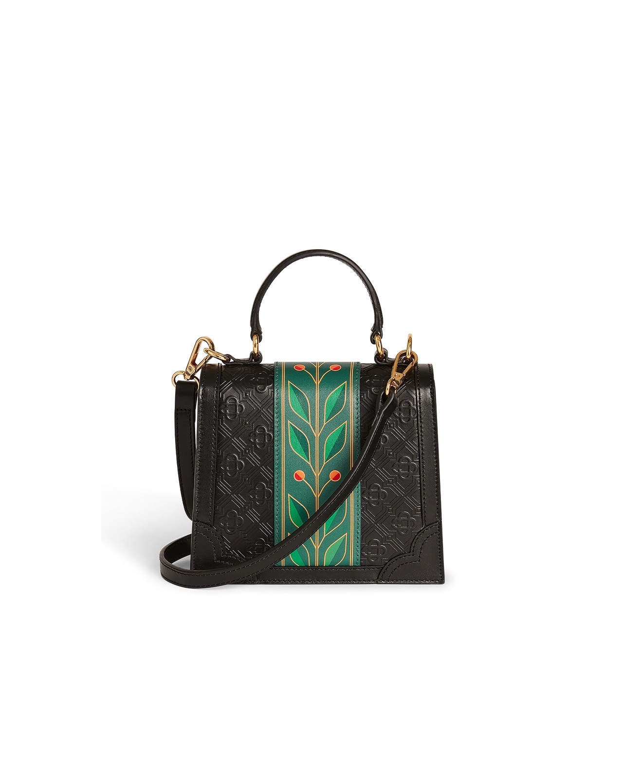 Black Laurel Mini Jeanne Bag | Casablanca Paris - 4
