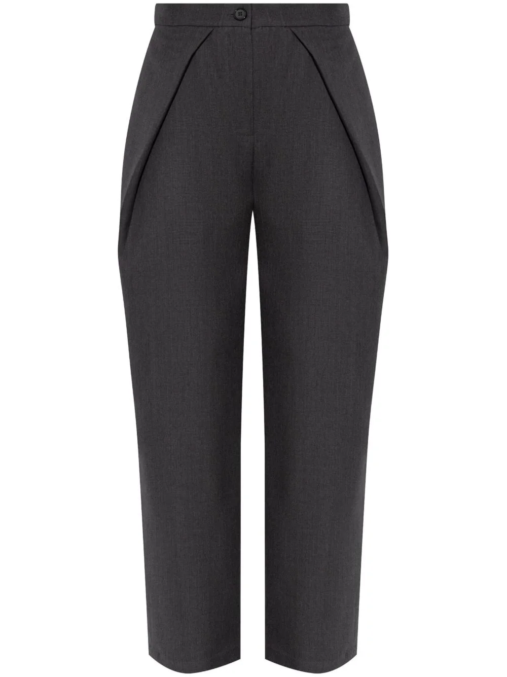 pleat-detail trousers - 1