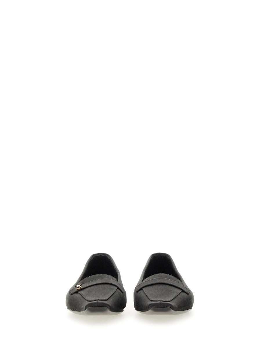 Saint Laurent Women Crepe Satin "Poppy" Ballerina - 4