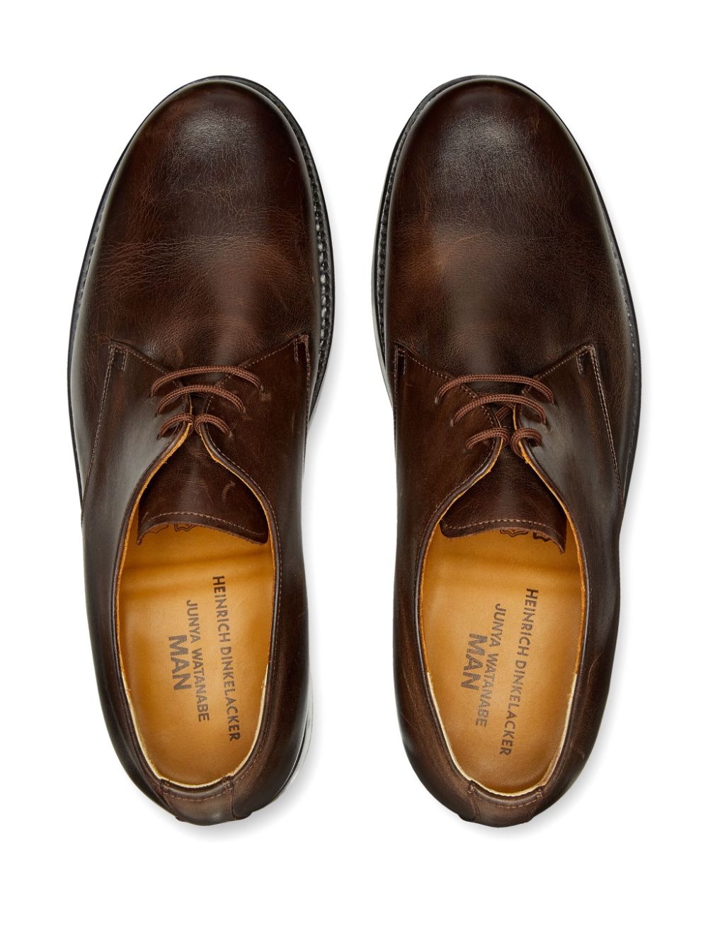 leather derby shoes - 4