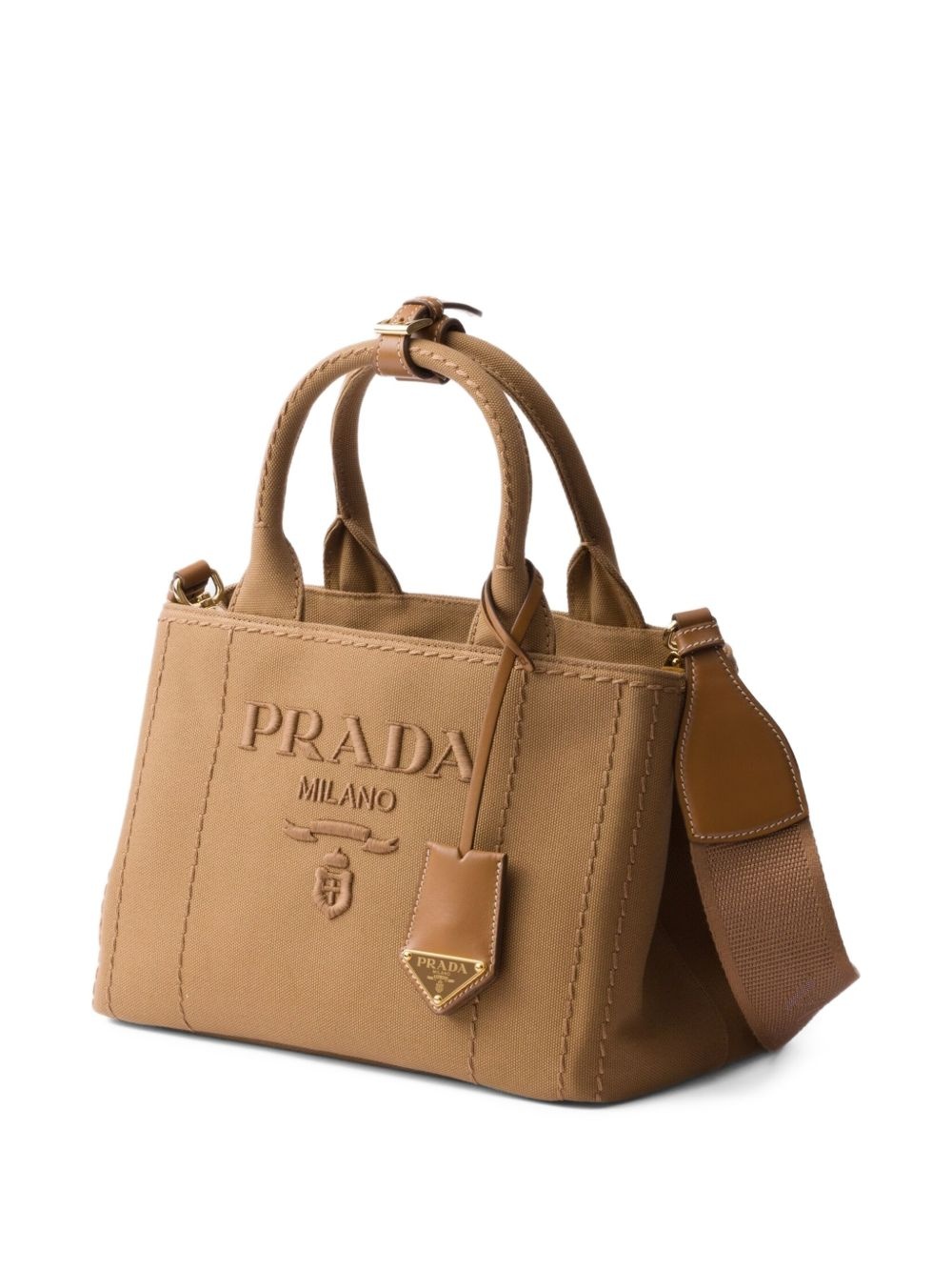 mini logo-embossed tote bag - 5