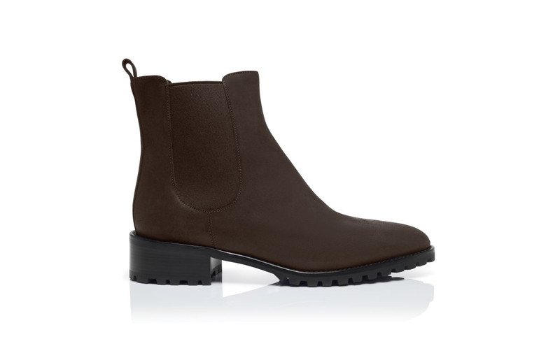 Brown Suede Ankle Boots 1