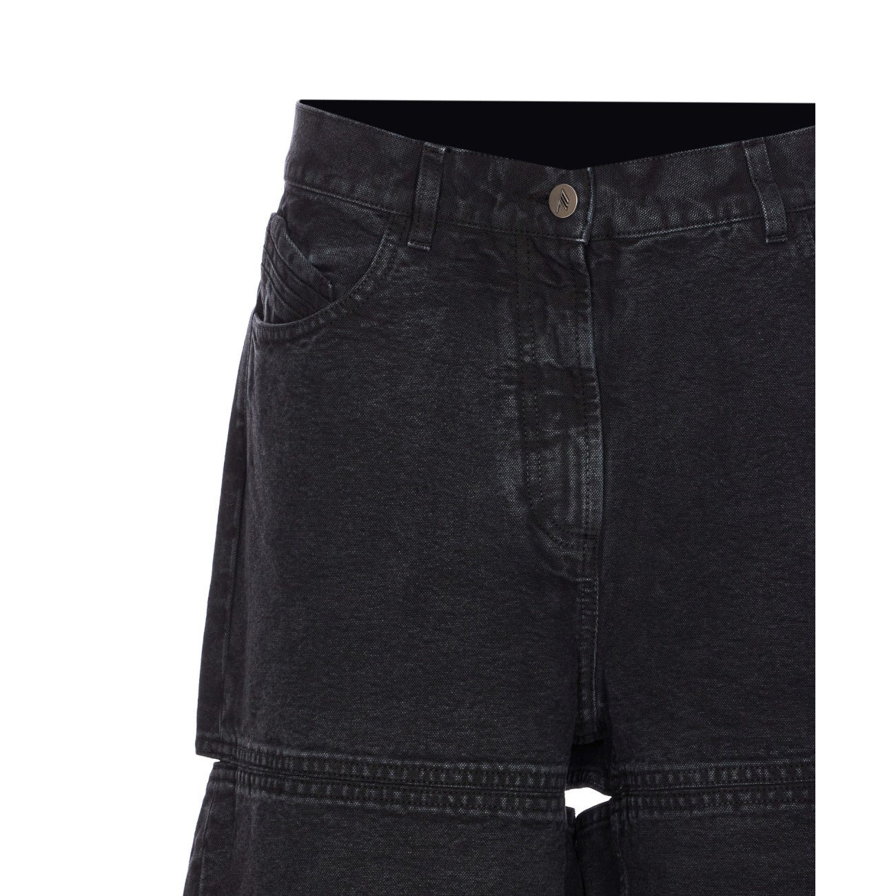The Attico Women Long Denim Pants - 4