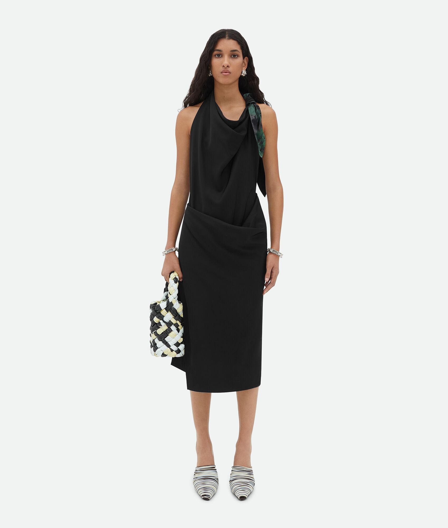 Fluid Viscose Midi Dress - 5