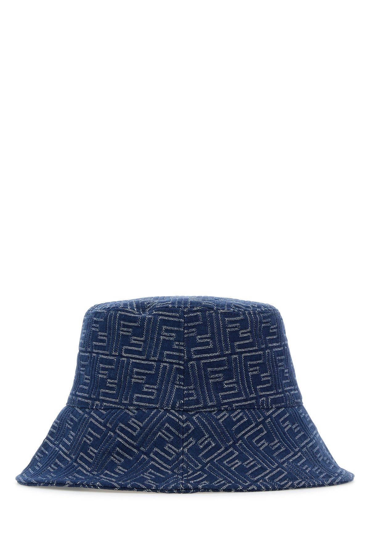 Fendi Men Embroidered Deim Bucket Hat - 2