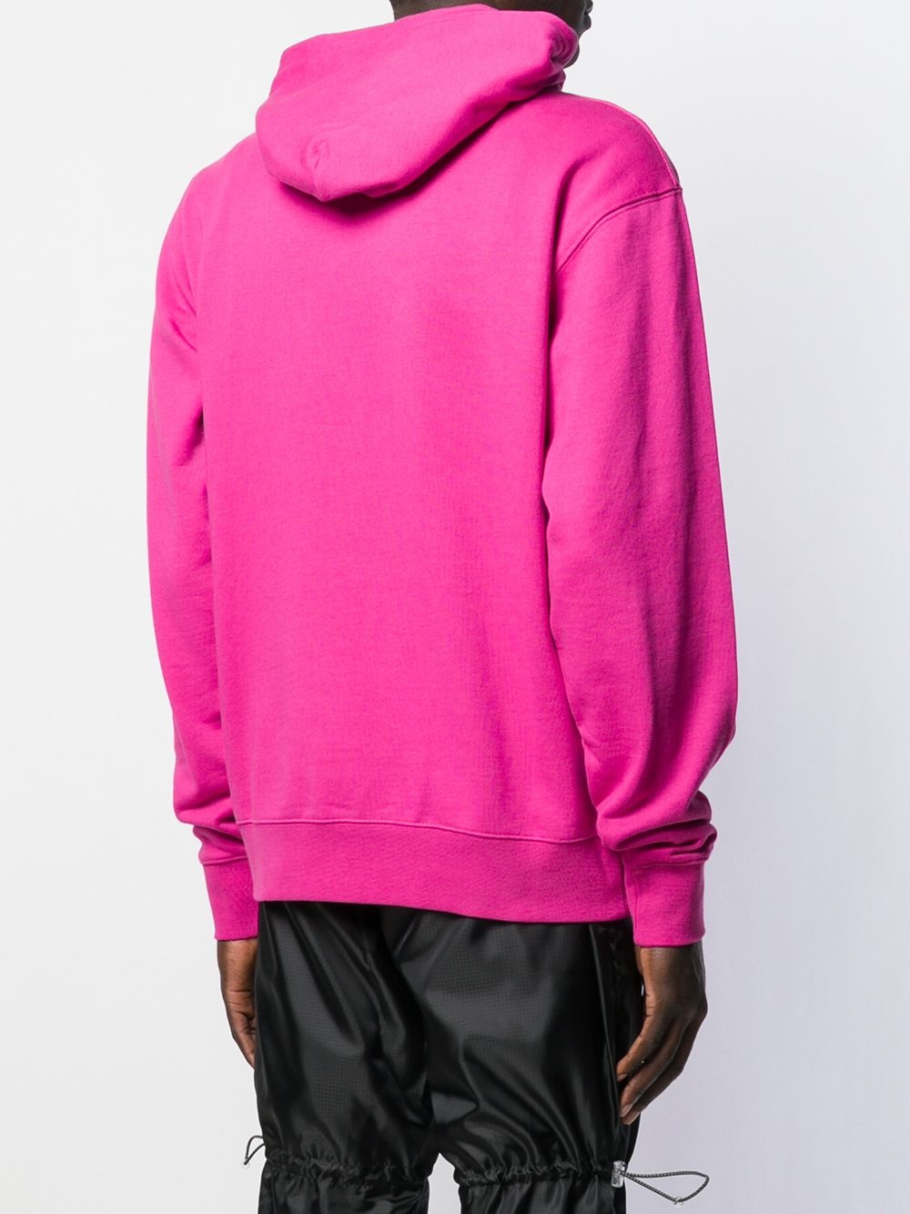 logo print hoodie - 4