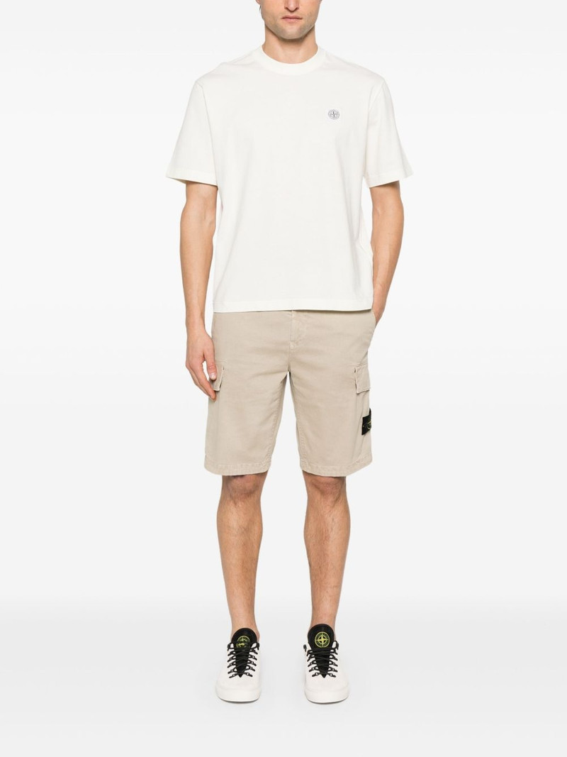 Stone Island Compass-badge cargo shorts outlook