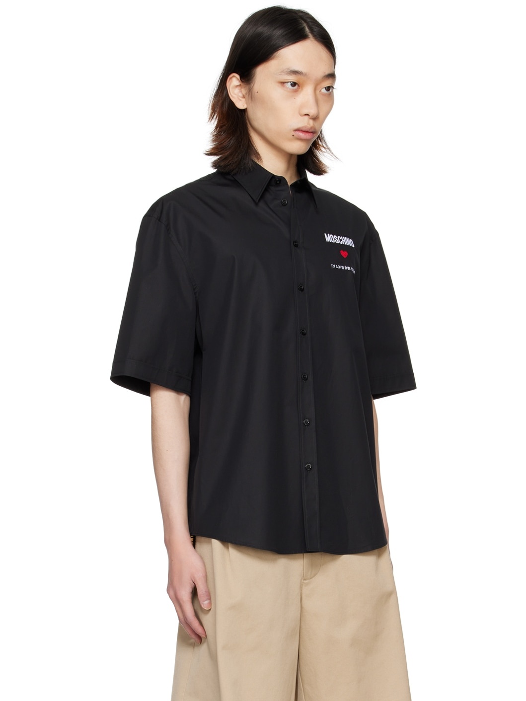 Black Embroidered Shirt - 2