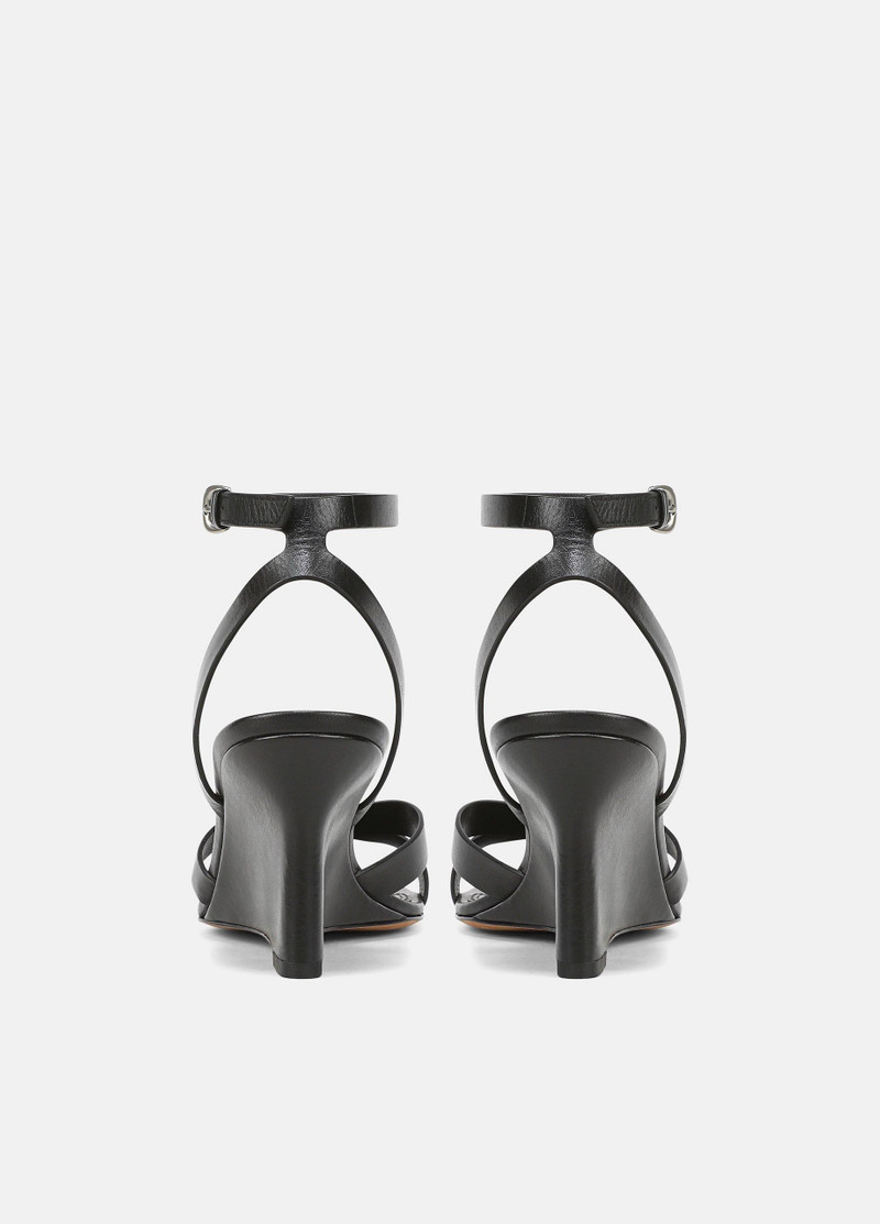 Vince Parma Leather Wedge Sandal outlook