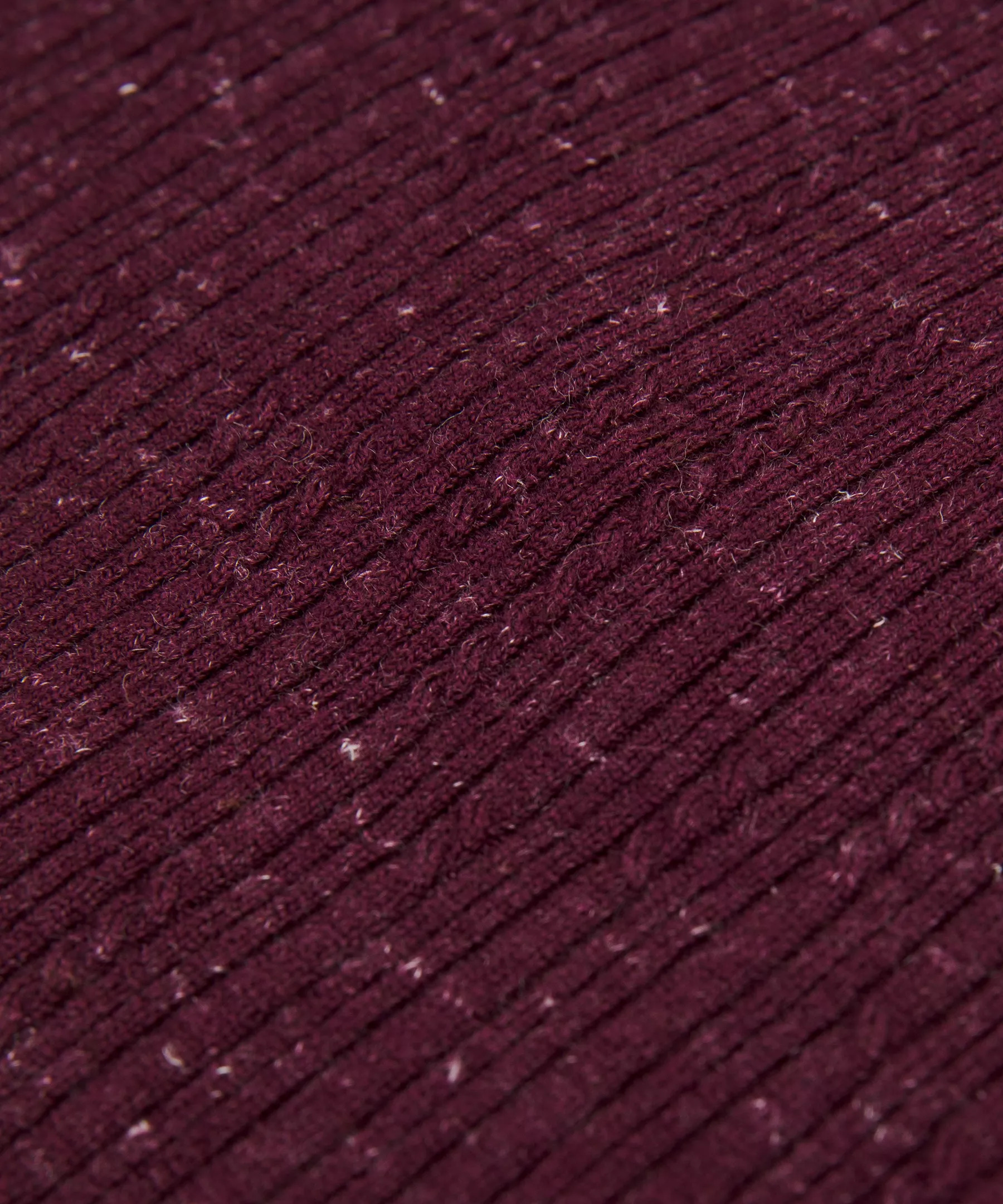 Micro Cable Merino Wool Hooded Cardigan - 6