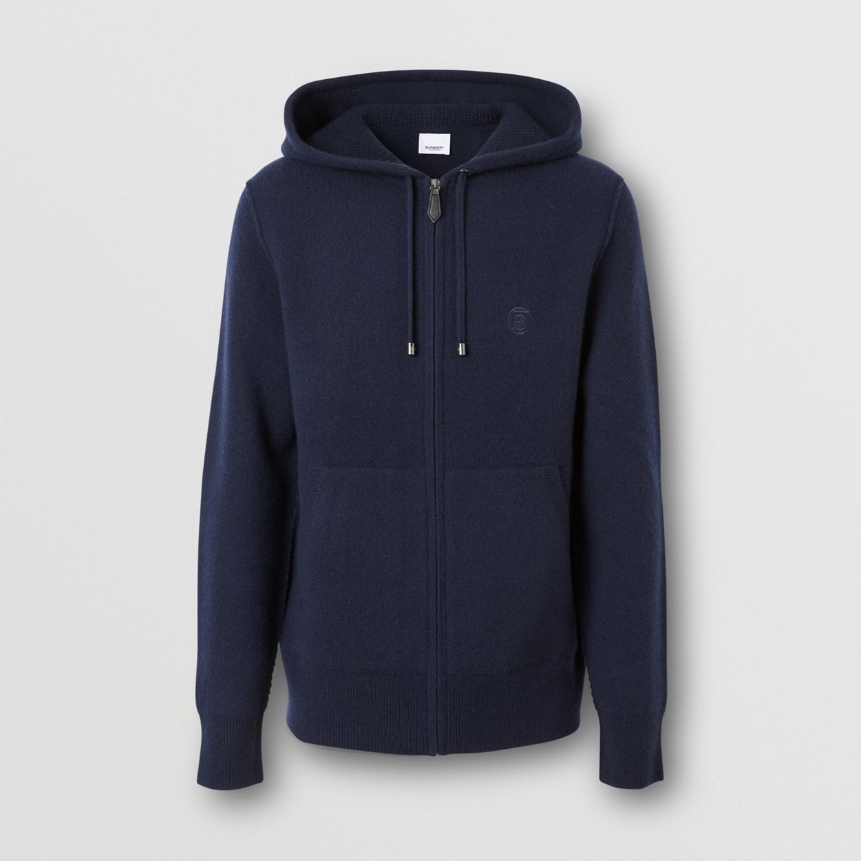 Monogram Motif Cashmere Blend Hooded Top - 1