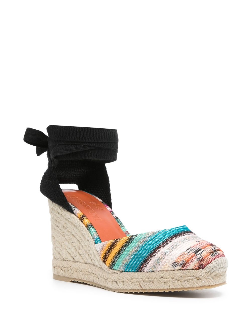 90mm striped espadrilles - 2