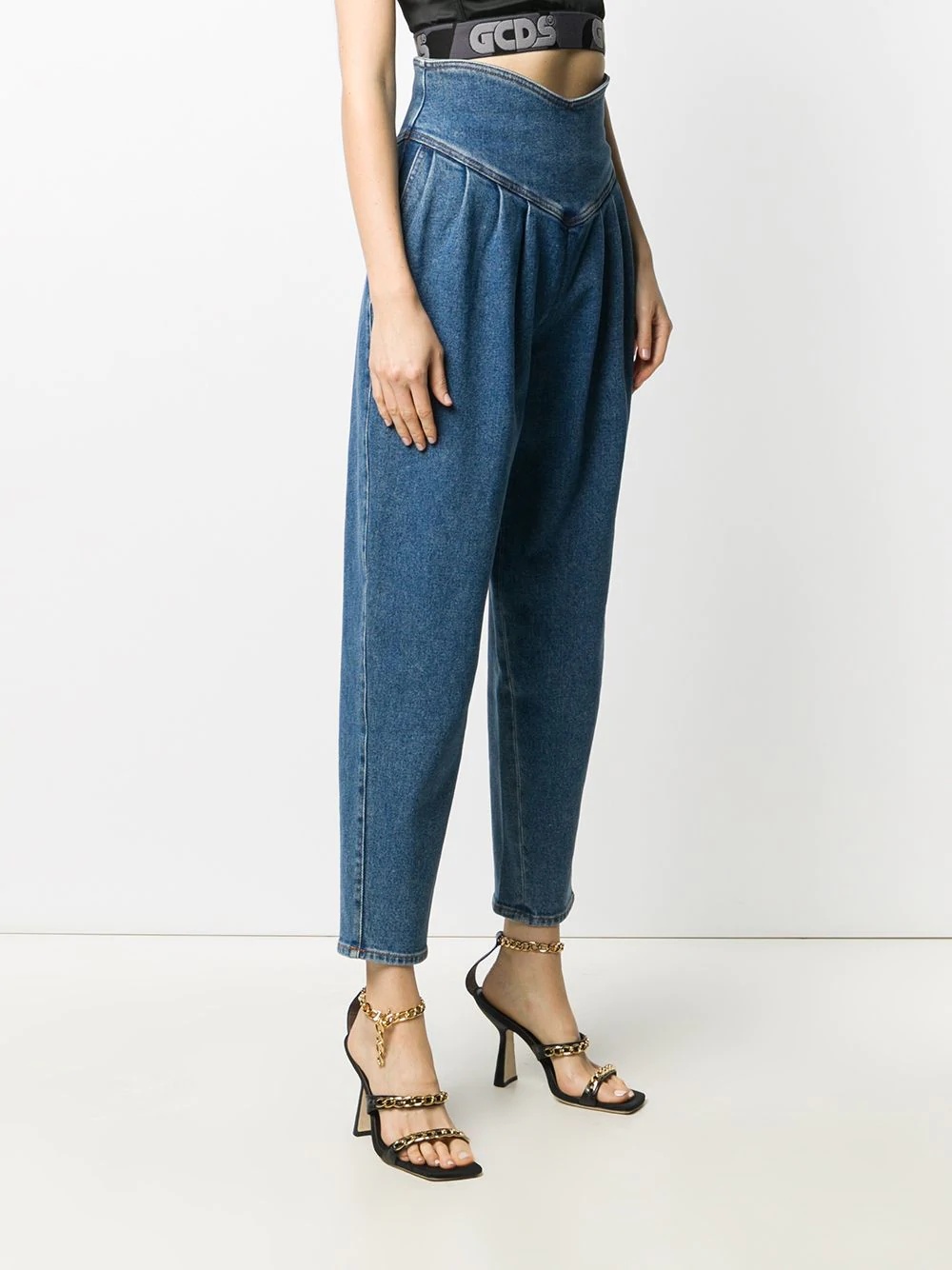 super high-rise cropped jeans - 3