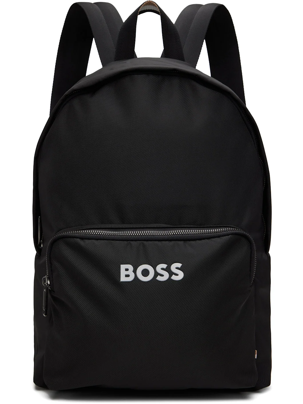Black Contrast Logo Signature Backpack - 1