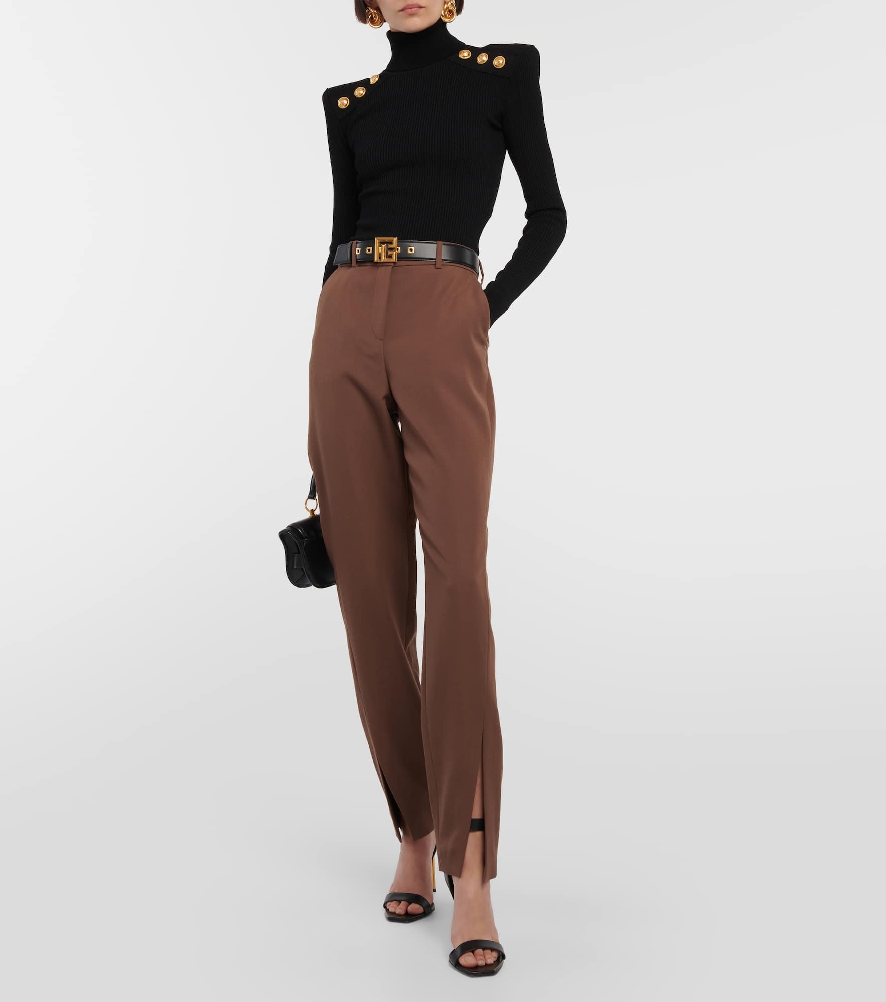 Tapered wool pants - 2