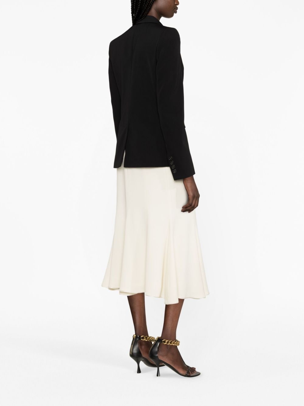 single-breasted wool blazer - 4
