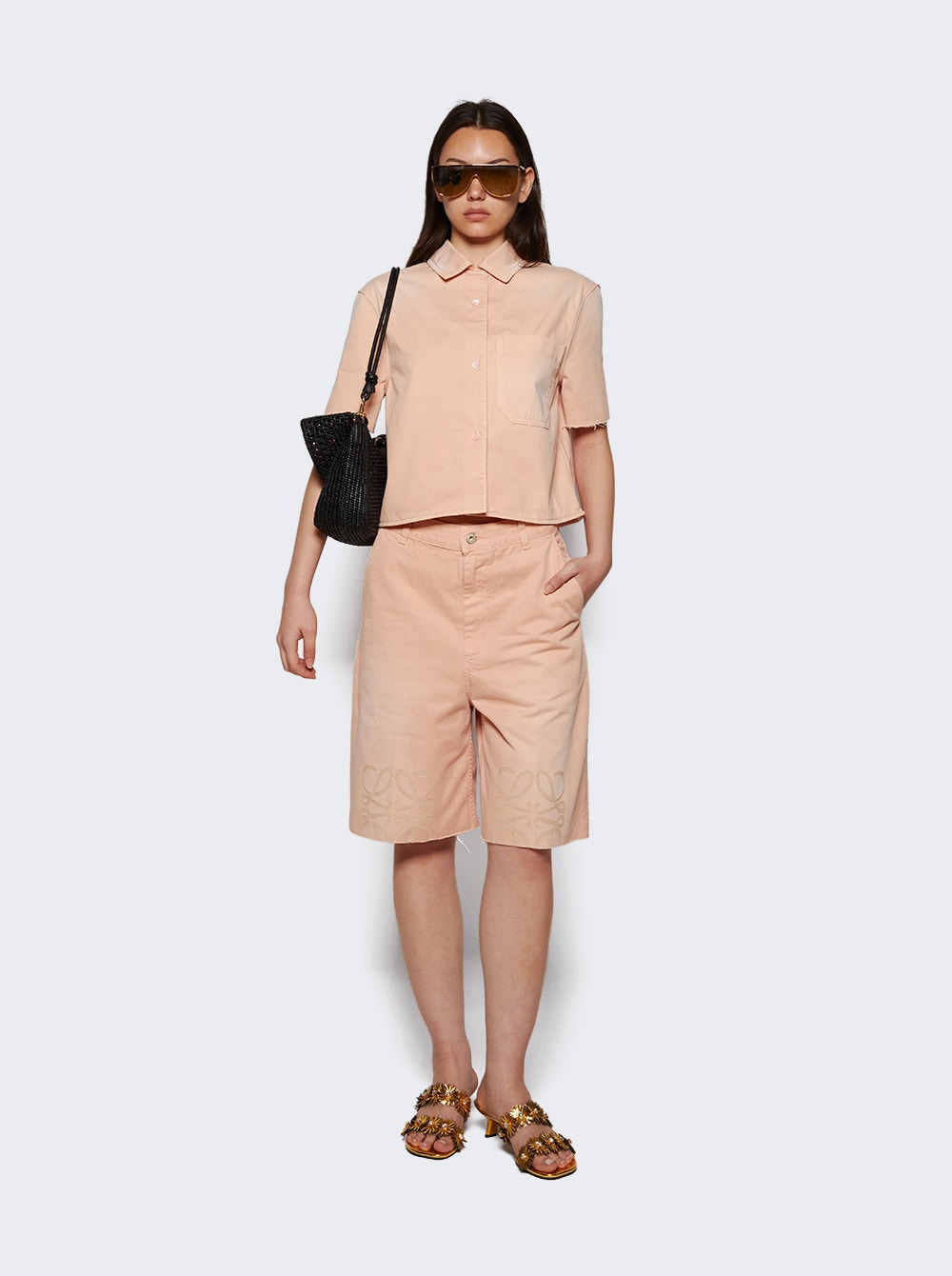 Paula's Ibiza Short Sleeve Shirt Light Pink - 5