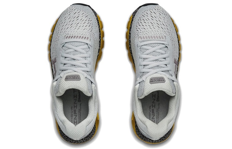 Under Armour (WMNS) Under Armour Hovr Infinite 2 Grey/Yellow 3022597-105 outlook