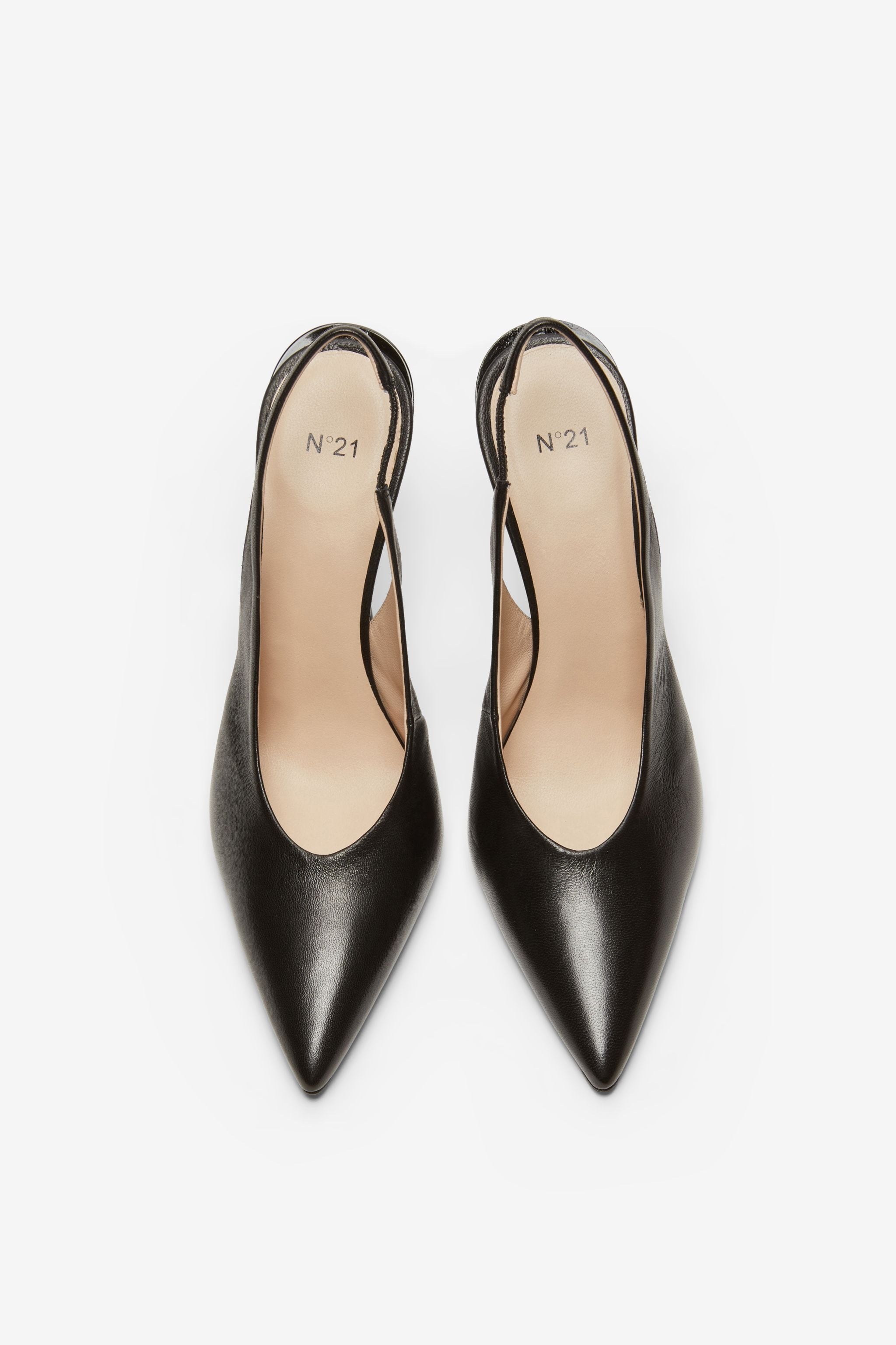 SLINGBACK LEATHER PUMPS - 2