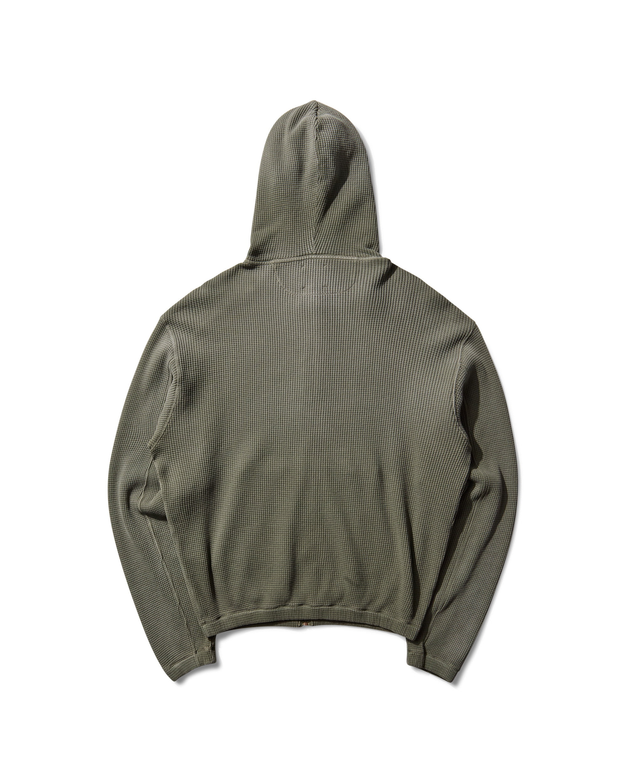Bee Sun Faded Waffle Zip Up Hoodie - 10
