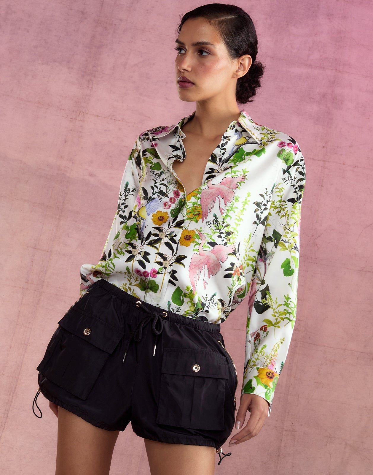 Secret Garden Silk Shirt - 5