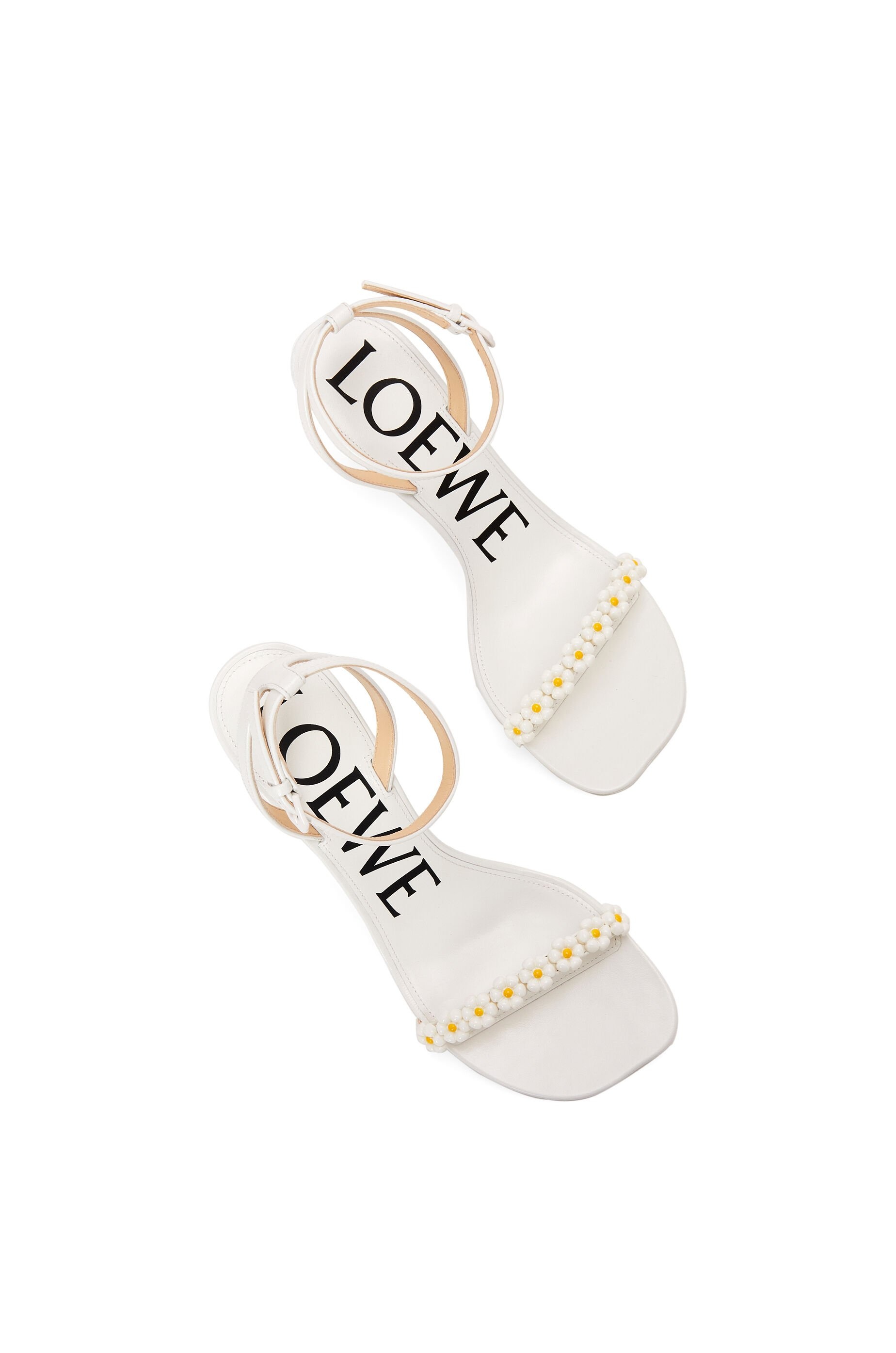 Petal Daisy sandal in lambskin - 4