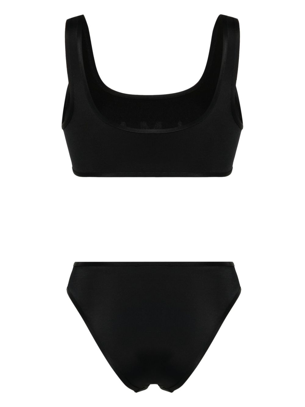 logo-embroidered bikini set - 2