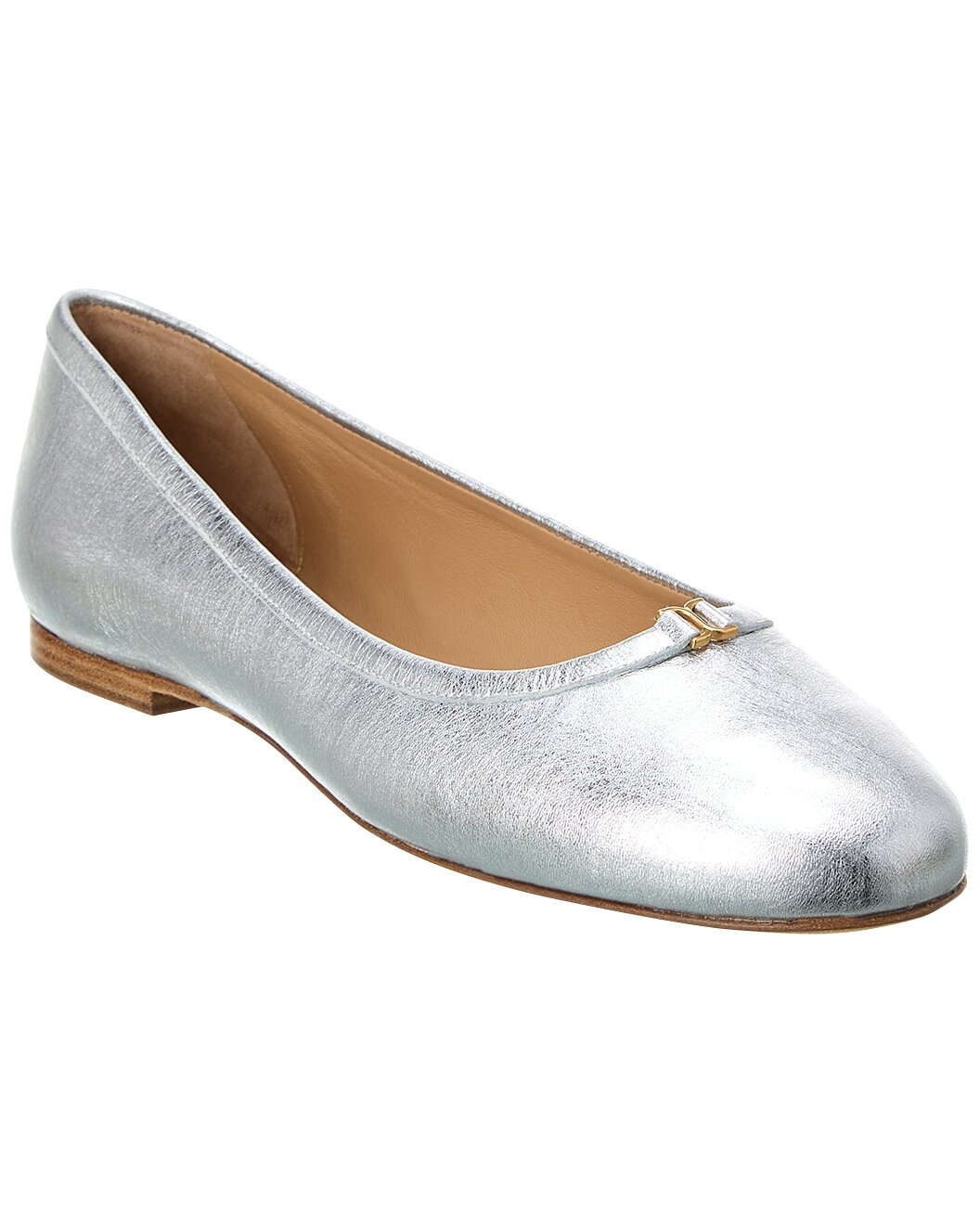 Chloé Marcie Metallic Leather Ballet Flat - 1