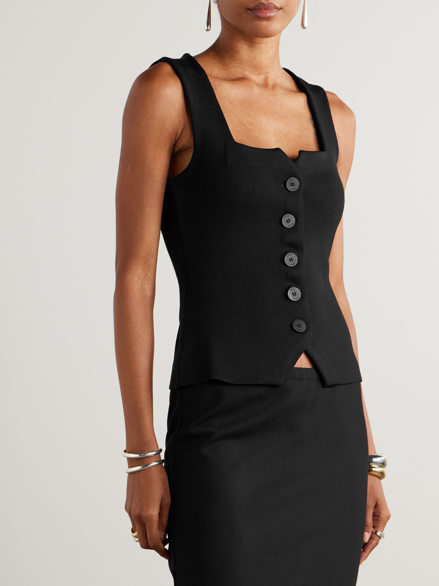 Marisa knitted top Black - 3