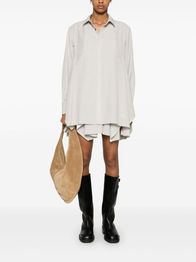 sacai shirt mini dress outlook