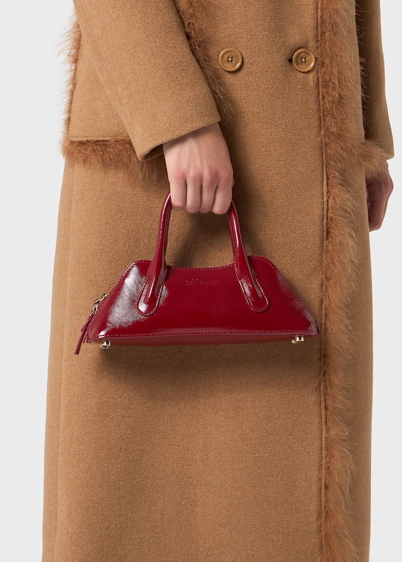 KISS ME MINI BAG IN PATENT LEATHER WITH B MONOGRAM 4