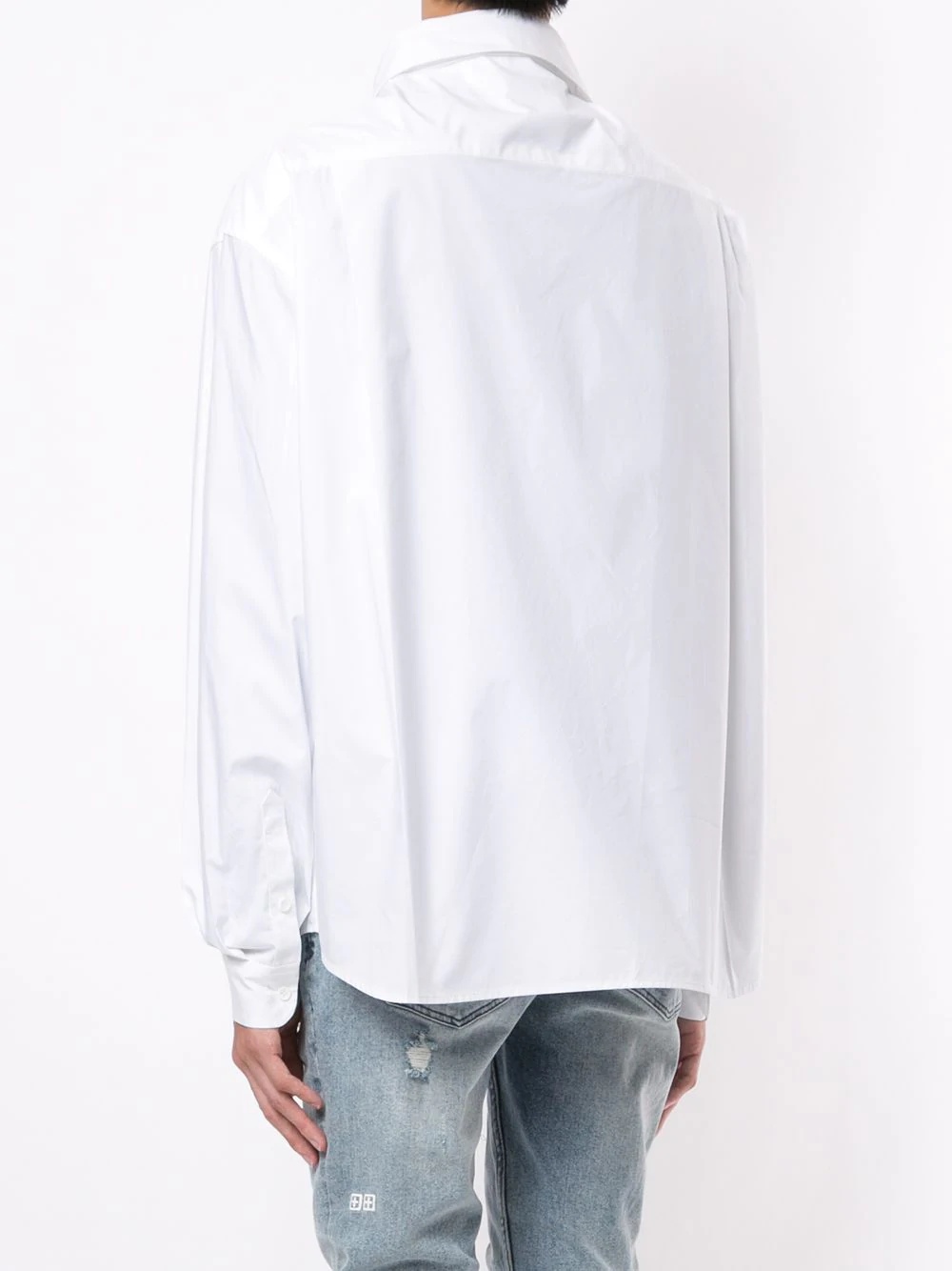 oversized long-sleeved shirt - 5