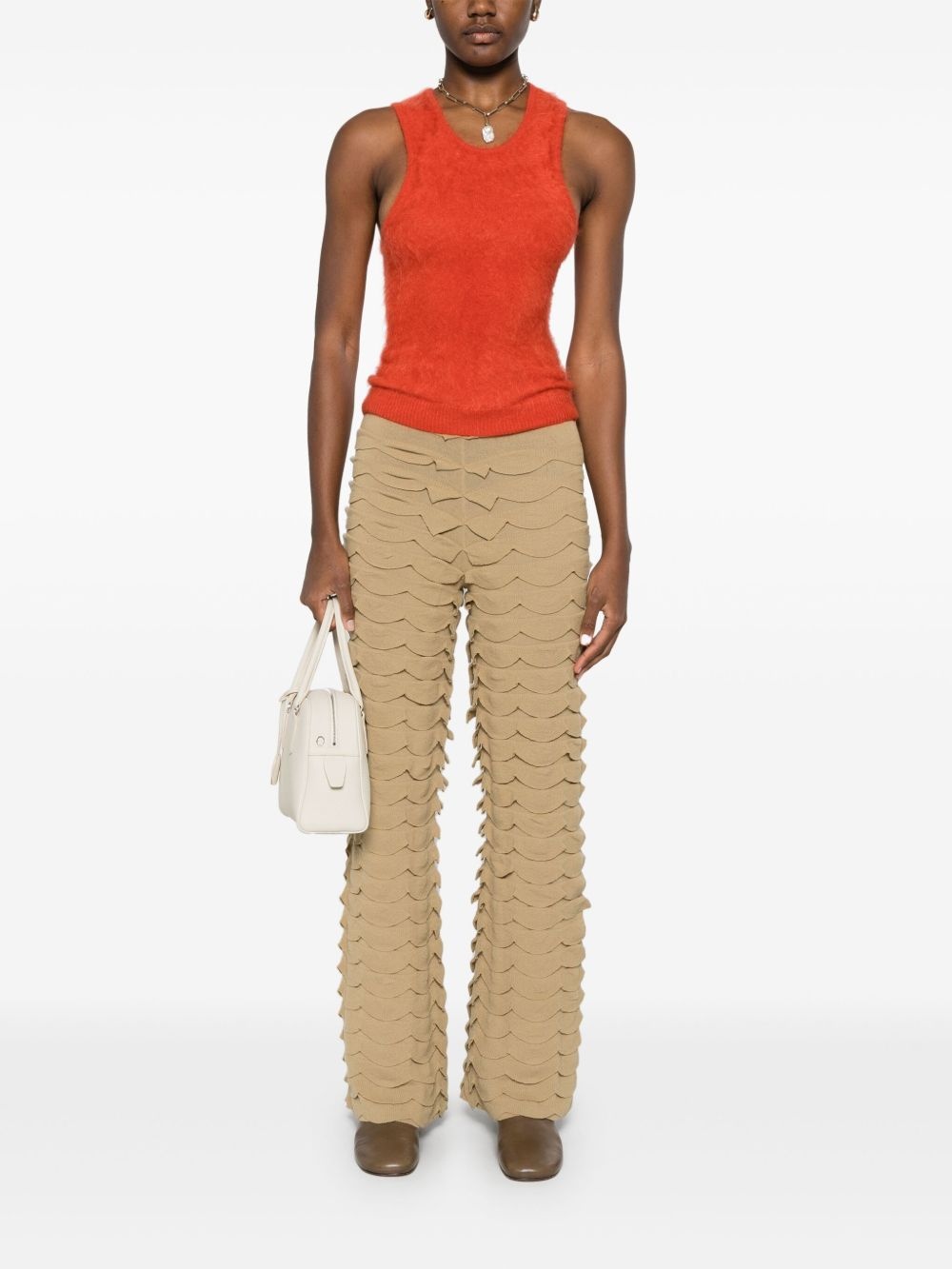brushed-knit tank top - 2