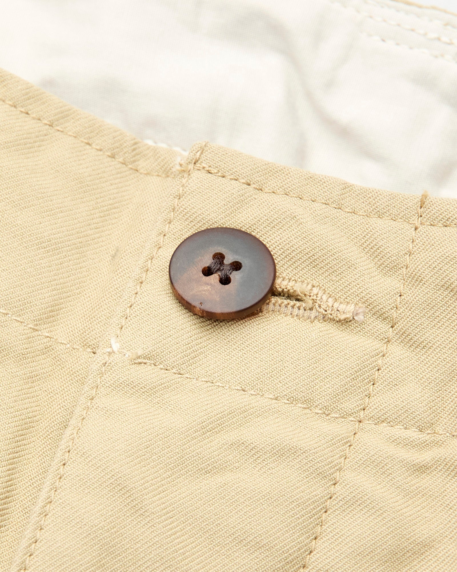 Wide Chino Pants in Beige - 6