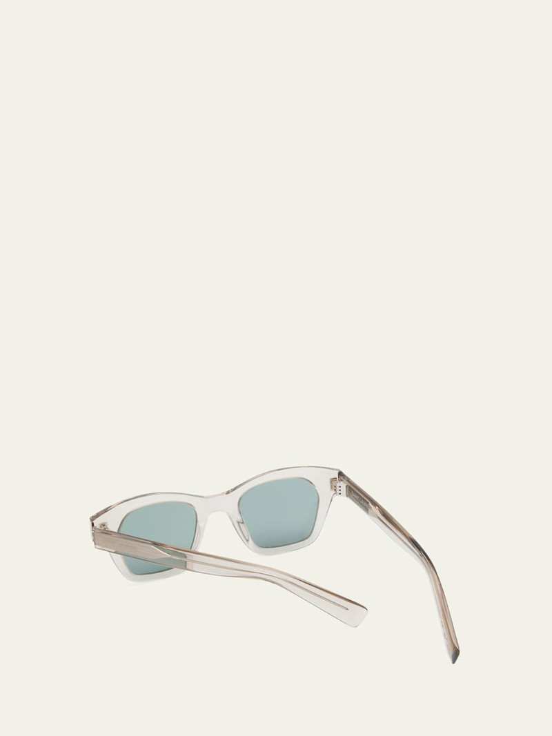 SAINT LAURENT SL 592 Acetate Rectangle Sunglasses outlook
