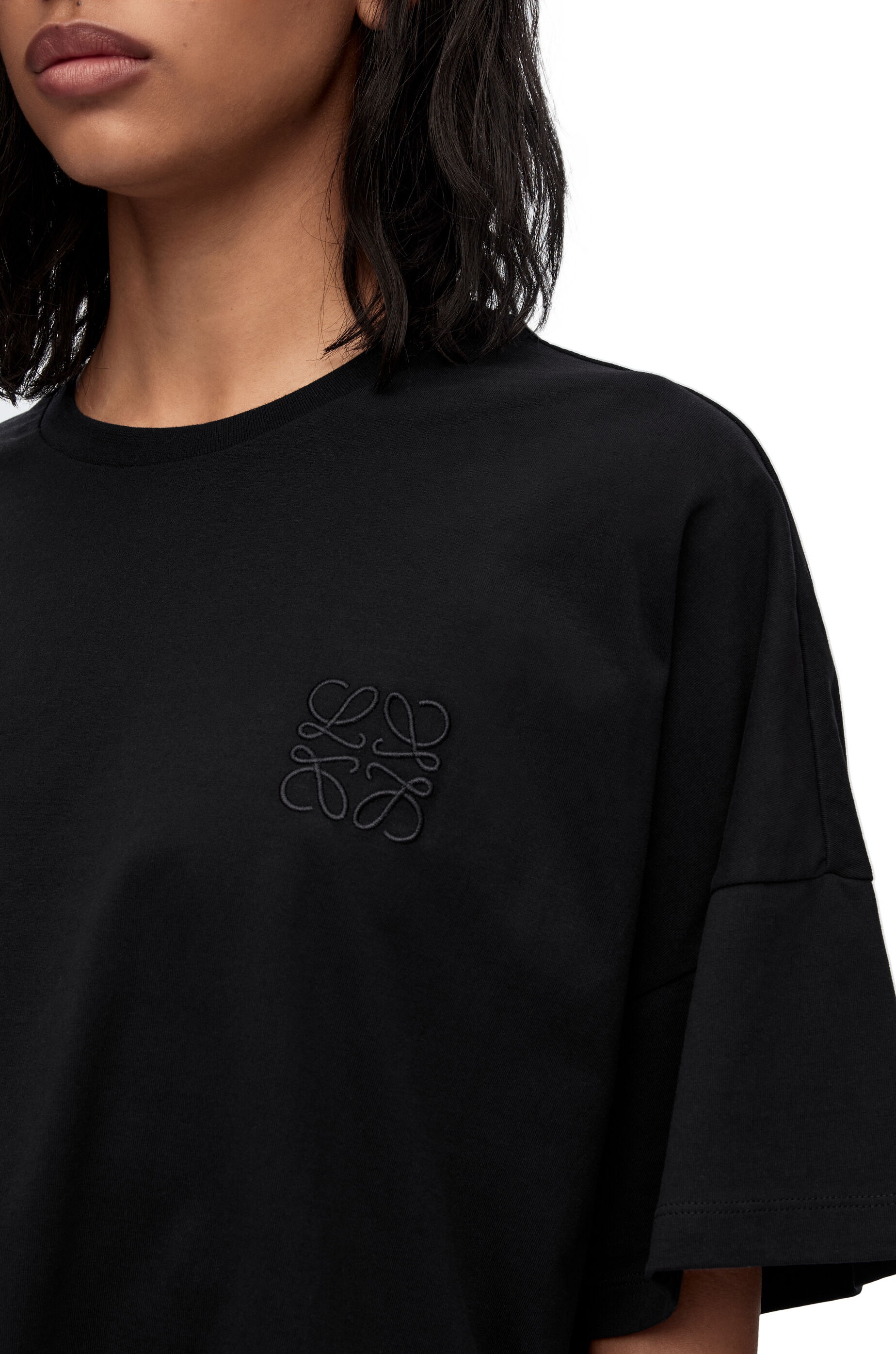 Short oversize Anagram T-shirt in cotton - 5