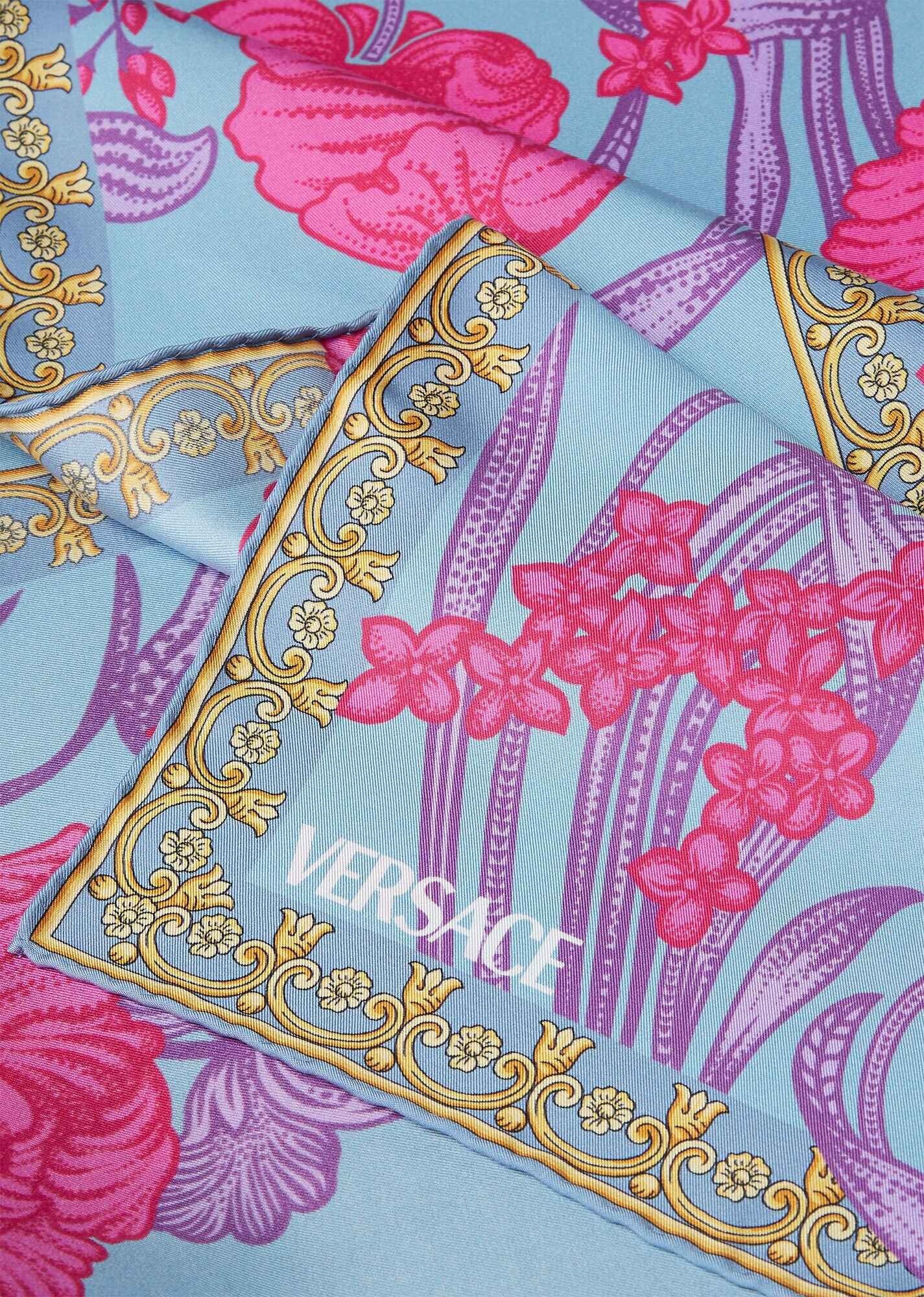 Acid Bouquet Silk Foulard - 3