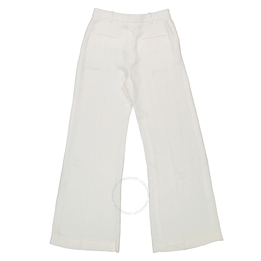Chloe Ladies Iconic Milk Wide-Leg Pants, Brand Size 40 (US Size 8) - 2