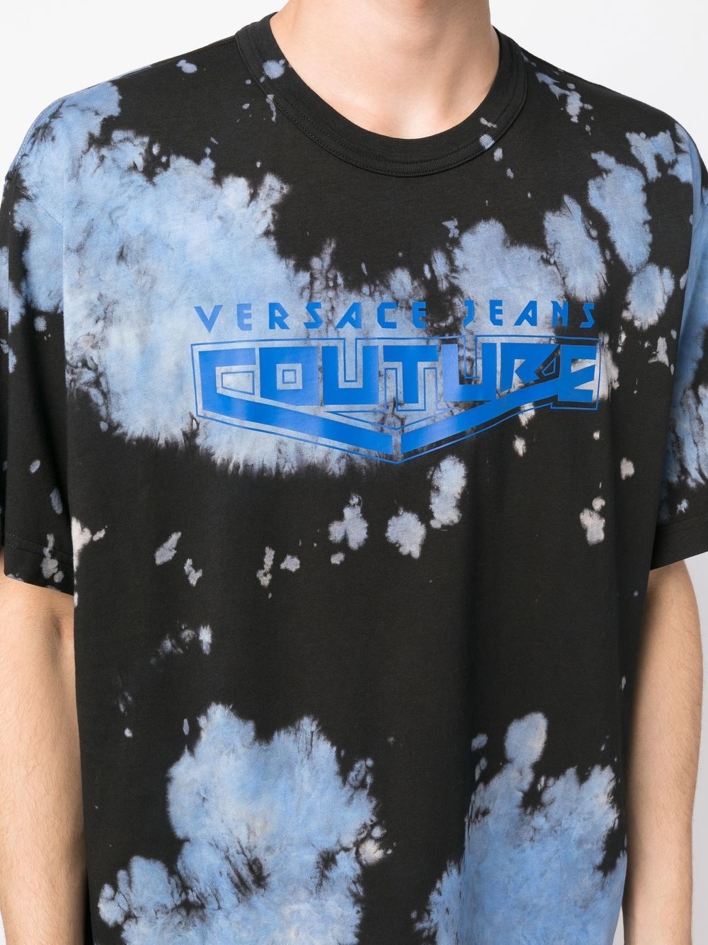 tie-dye logo-print T-shirt - 5