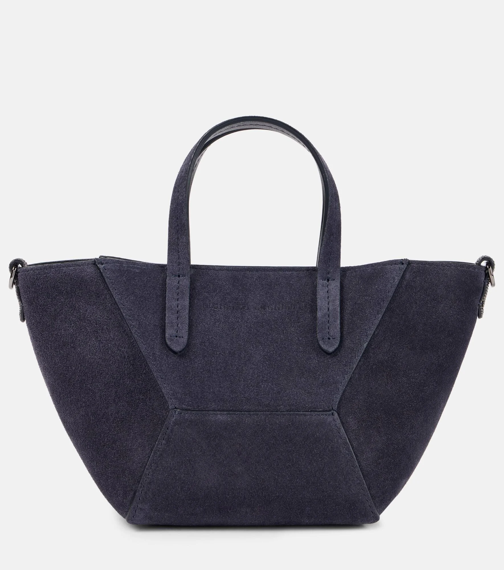 suede tote bag - 1