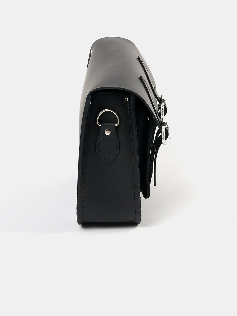 The Satchel Shoulder Bag - Black 4