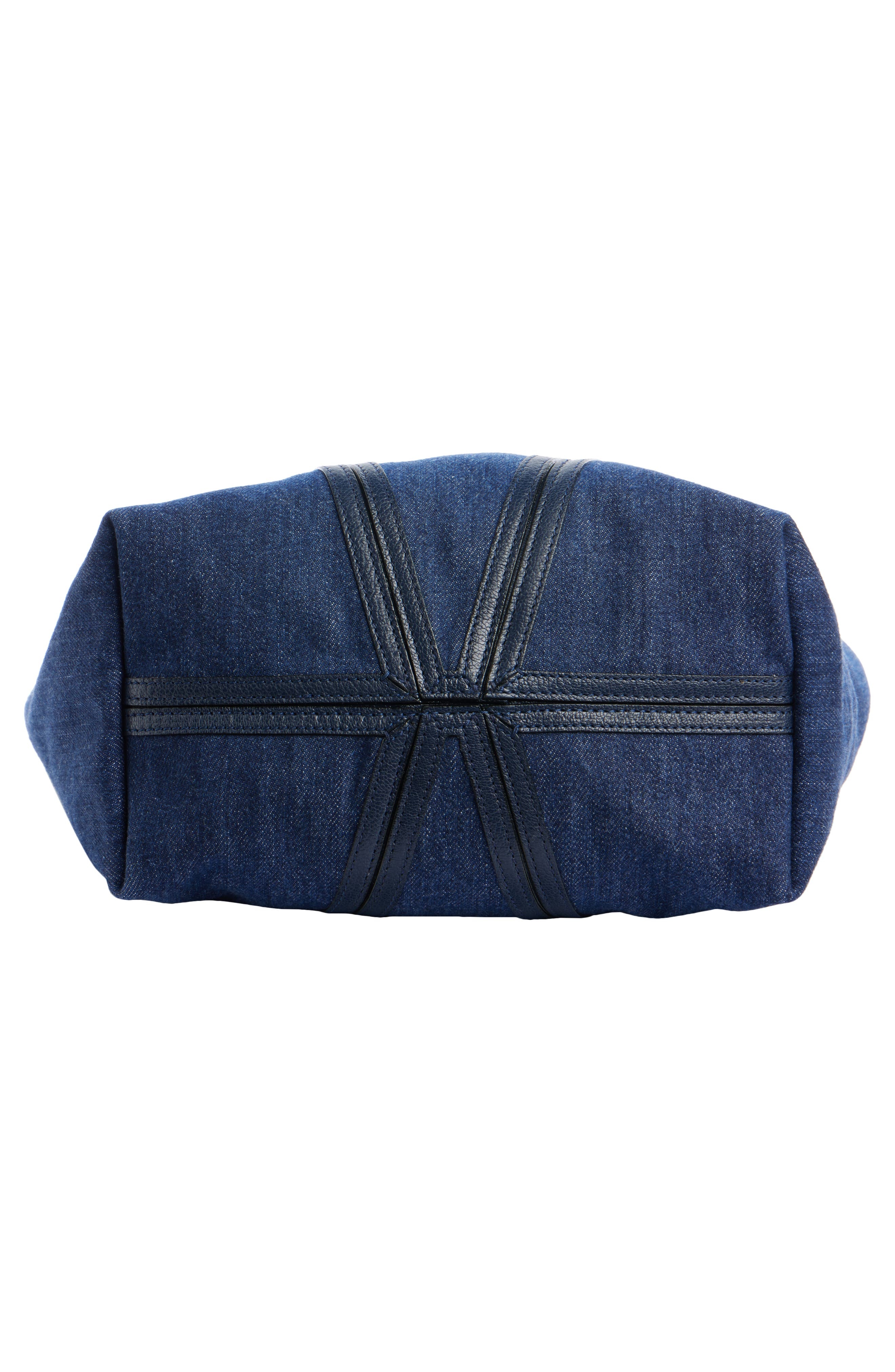 Chloé Spin Denim Tote in Submarine Blue at Nordstrom - 6