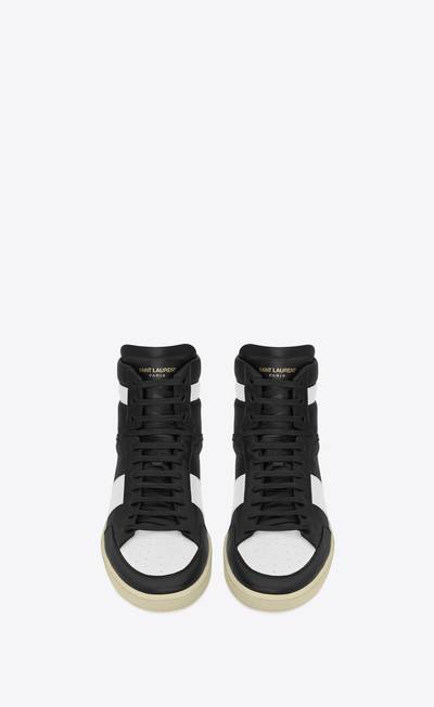 SAINT LAURENT court classic sl/10h sneakers in leather outlook