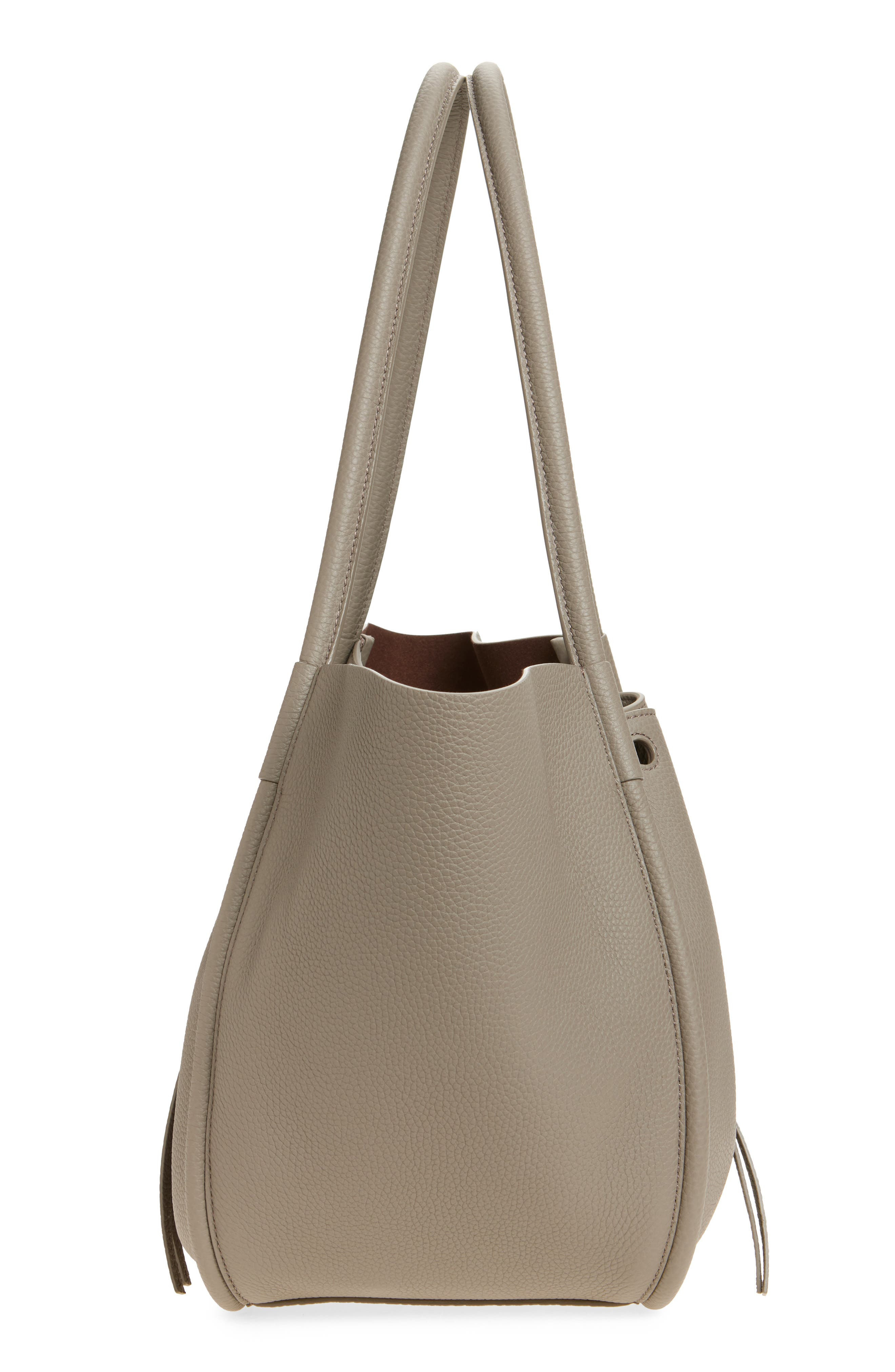 Proenza Schouler Large Ruched Pebbled Leather Tote in Slate at Nordstrom - 5